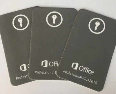 オンライン ダウンロードのオフィス2019のプロ プラスの鍵カード、PKCと専門オフィス2019